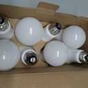 Feit Electric A19 LED Light Bulbs, 60W Equivalent, Dimmable, E26 Standard Base, 90 CRI, 800 Lumens, 2700K Soft White, 120V, 22 Years Lifetime, Damp Rated, 8 Pack, OM60DM/927CA/8