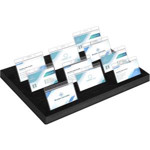 Lincia 1 Pcs Name Badge Holder ID Tray Organizer Foam Holds 60 Badges ID Tag Organizer Name Tag Holders for Office, 16 3/4 x 12 x 1 1/4 Inch