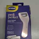 Dr. Scholl's Pedi Perfect Electric Foot Callus Remover, Waterproof, Rechargeable with x2 Roller Heads, Removes Hard Skin for Soft Beautiful Feet, 90 Minute Run Time, Dust Catcher, Pedicure Tools