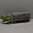 JOYIN 13 in 1 Dinosaur Toys for Kids 3-5, Dinosaur Truck with 12 Pull Back Cars, Birthday Gifts Toys for 3 4 5+ Year Old Boy, Transport Carrier Truck for Toddlers, Christmas Great Gifts for Grandkids