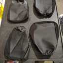 Katzkin Black Leather Seat Covers for 2010 2011 2012 2013 Chevrolet Silverado Crew Cab LT
