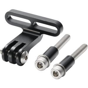 Bike Camera Mount Adapter Bicycle Front Camera Handlebar Mount for GoPro Xiaomi SJCAM Sport Action Camera (Larger Width:38mm)