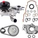 SUSUCAR Timing Chain Kit M295 Oil Pump, Water Pump for 1997-2004 Chevy Silverado 1500 Express Suburban GMC Sierra Yukon Cadillac 4.8 5.3 6.0L