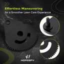 938-05078 Steering Rod Shaft & 617-04094 Steering Gear Kit, Contain 941-0656A Gear Bushing & 948-0389 Steering Rod Cap Washer and Screw, Compatible with MTD, Troy-Bilt, Cub Cadet, Craftsman Lawn Mower