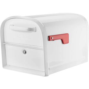 Architectural Mailboxes 6300W-10 Oasis 360 Mailbox, White