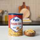 Utz Potato Stix, Original  15 Oz. Canister  Shoestring Potato Sticks Made from Fresh Potatoes, Crispy, Crunchy Snacks in Resealable Container, Cholesterol Free, Trans-Fat Free, Gluten-Free Snacks (EXP 02/15/27)