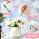 Mifoci 4 Sets Make Your Own Mug Mother's Day Gifts Painted Ceramic Mugs to Paint Kit You Can Decorate Coffee Cup Decorating Kit DIY Ceramic Cup for DIY Create a Keepsake Gift Craft (Classic)