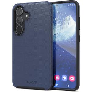 Crave Dual Guard for Samsung Galaxy S24 Case, Shockproof Protection Dual Layer Case for Samsung Galaxy S24 - Navy