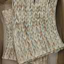 Casafield 32-Inch Christmas Tree Collar, Woven Water Hyacinth Tree Base Cover with Cord Cut Out, Natural (Medium Round)