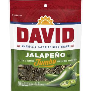 David Sunflower Seeds Jalapeno Hot Salsa, 12 Count (SUNFLOWER SEEDS)