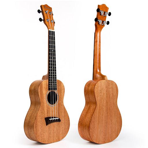 Concert Ukulele,Kmise 23 Inch Mohogany Ukelele with Bag and Digital Tuner for Adults Beginners