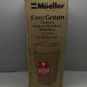 Mueller M-Resin Heavy Duty Tall Planters for Outdoor Plants, Indoor Grande Plant Pots, Boxes, Trees, Flower Pots, 2-Piece Set, 24, Modern Design, Built-in Drainage, Front Porch Decor, Mocha