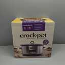 Crock-Pot Large 8-Quart Programmable Slow Cooker with Auto Warm Setting Black Stainless Steel