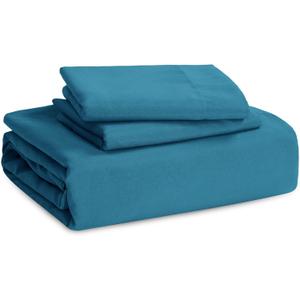 Bedsure Teal Duvet Cover Full Size - 3 Pieces Prewashed Extra Soft Bedding Set, Includes 1 Duvet Cover 80x90 Inches with Zipper Closure & 2 Pillow Shams, Comforter Not Included