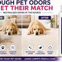 Carpet Deodorizer for Pets Pet Odor Eliminator Powder for Strong Dog & Cat Urine Odors Baking Soda Carpet Freshener for Carpets & Rugs Lemon Eucalyptus Scent 31 oz