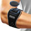 FREETOO Tennis Elbow Brace for Men Women for Tendonitis, Tennis Elbow Strap with Gel Pad, Golfers Elbow Brace for Men for Tennis & Golfers Elbow,Lateral Medial Epicondylitis. Fits Forearm 7.1''-11'' (Grey-Black)