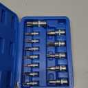 13-piece Torx Socket Set, T8-T60 Star Bits Kit with 1/4", 3/8", 1/2" Drive, S2 Steel & CR-V Construction, Built for Automotive, Furniture & Equipment Repair