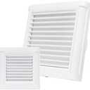 Ventilation Blower Wall Mounted Exhaust Fan Low Noise Home Bathroom Kitchen Garage Air Vent Ventilation Household Tool Parts