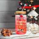 2 x Funny Christmas Glass Cup for Women, 16 oz Glass Cup with Lid and Straw, Coffee Drinking Glass Tumbler Party Supplies, Singer Merch White Elephant Gifts Stocking Stuffers for Girls Sister Daughter