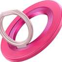 SYNCWIRE Magnetic Phone Ring Holder for MagSafe, 360° Rotation Cell Phone Grip Stand Finger Ring Kickstand Two-Sided Magnet Compatible with iPhone 17 Pro Max 16 15 14 13 12 MagSafe Accessories