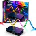 LightingWill HDMI 2.0 Sync Box LED TV Backlight Strip Kit, 4K@60Hz Screen Sync RGB-IC Lighting for 75-85 Inch TVs, Compatible with Alexa Google Home PS5 Xbox, 16.4Ft, 72 LEDs/m