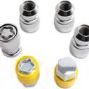 Wheel Lock Lug Nut kit M14 x 1.5 Anti Theft, for F-150 F-250 F-350 Expedition & Land Cruiser LX570 Tundra & Ram 1500 2500 3500 & Avalanche Silverado, Sierra 1500 Yukon Grand Cherokee & More Model