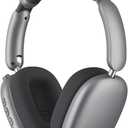 Wentronic Active Noise Cancelling Headphones,60H Battery,Deep Bass,Foldable Wireless Over Ear Bluetooth 5.4 Headset (Grey)