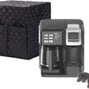 SHANGSKY Coffee Maker Cover for Keurig K Duo and Coffee Machine Dual Brew, Universal Waterproof Cover for Kitchen Appliances, Anti-impact Cotton Dust Cover with 2 Pockets, 12.6''Wx12.2''Dx14.2''H