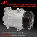 A-Premium Air Conditioner AC Compressor with Clutch Compatible with Lexus ES250 21-23, NX200t 15-17, NX300 18-21, NX300h 2021, RX350 2023 & Toyota Avalon 21, Camry 18-23, Highlander 14-19, RAV4 19-23