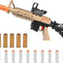 Toy Guns with Soft Bullet Guns, Manual Foam Blasters & Gunss, Shell Ejecting Toy Gun with 10 Bullets, As Party Birthday Gifts