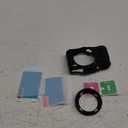 Case for Canon PowerShot g7x Mark ii Camera Removable Lens Cover, Adjustable Focal Length, Silicone Cover Rubber Soft Camera Case and G7x Mark ii Screen Protector 2Pcs - Black