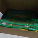 8 Pack Extra Large Clear Toy Storage Bags with Zippers & Labels, Reusable PVC Transparent Waterproof Toy Organizer Bags for Board Game Storage, Building Blocks, Puzzle, Dolls (Colorful)