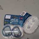 Philips Avent Ultra Soft Pacifiers - Orthodontic Design, for Babies 6-18 Months, Flexible Shield, Silicone Symmetrical Nipple, BPA-Free, 2 Sterilizing Cases, 4 Pack, SCF091/51 (blue)