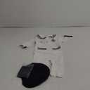 stylesilove.com Baby Boy Marine Sailor Cotton Romper Onesie with Hat and Necktie 3pcs Holiday Outfit 70