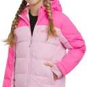 Eddie Bauer Girls' Classic Heavyweight Faux Fur Lined Hooded Insulated Down Jacket Size S (7/8)