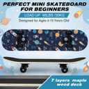 Honoson 7 Pcs Skateboard Kids Set
Skateboard for Beginners Kids Age 2-6, 8-10, Small Skate Board for Boys Girls, Teens, Children, Compelete Safety Gear