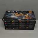 Nicpro 18 Colors Metallic Fabric Paint (8.45oz, 250ml) Permanent Soft Fabric Paint for Clothes, Non-Toxic Textile Paint for Fabric DIY Crafts, T-shirts, Shoes Jeans Bags for Kid Adult with Color Wheel