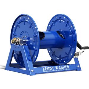 Pressure Washer Hose Reel 350FT x 3/8" or 455FTx1/4”