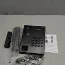 Y320 Corded Landline Phone with Redial & Hold, Adjustable Ringer Tone, Wall Mountable, Ideal for Home, Office, Hotel - Fixed Line Device