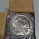 3.5 Inch V Band Clamp, Exhaust Clamp with Male Female Flange 304 Stainless Steel for Turbocharger, Mufflers, Downpipe - 2 Pack