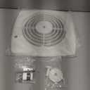 97011727 Bathroom Exhaust Fan Cover Replacement, S97011727 Kitchen Exhaust Fan Cover, 11.5" x 11.5" Wall Ventilation Fan Grille with S99010042 Kitchen Exhaust Fan Filter Fits 509S-C