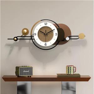 Modern Wall Clock for Living Room/Office Decor,Large Decorative Wall Clock, Silent Modern Clock Battery Operated Metal Wall Art for Entryway/Dinning Room/Kitchen (31.4912.2)