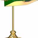 MOKOQI Cordless Bankers Lamp, Green Bankers Desk Lamp RechargeableCordless Table Lamp with Dimming, Compact Vintage Library Lamp with Light Bulb Set for Home Office