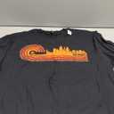 Retro Cincinnati T-Shirt - Cincinnati OH Skyline Shirt T-Shirt (Small, Black)