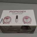 Momcozy Breast Pump V2 Pro Ultra-Lightweight, Hands-Free & Portable Wearable Pump with Upgraded Integrated DoubleFit Flange, Quiet & Leak-Proof Electric Pump, 3 Modes|9 Levels, 17/19/21/24mm, Cozy Red