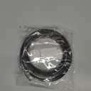 Black Mirror Border Peel and Stick Molding Trim Flexible Self Adhesive Wall Trim Decorative Mirror Trim for Border, TV, Wall, Mirror, Door, Backsplash, Wardrobe, Gap Sealing (1/2 in X 16.4 FT, Black)