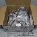 AMZASA UL Listed Black Industrial 4 Light Lantern Chandelier Ceiling Light Fixtures Farmhouse Metal Cage Rustic Geometric Pendant Light for Kitchen Island Entryway Dining Room Stairs and Hallway