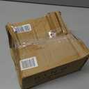 BINO Multi Purpose 3 Compartment Organizer with Tray - Makeup Brush Holder and Toothbrush Holder - Marble Bathroom Accessories (Matte Black)