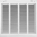 Howeall 16"W x 14"H [Duct Opening Size] Steel Return Air Filter Grille - Removable Face/Door for 1 inch Filters -HVAC Vent Cover Grill - White [Outer Dimensions: 18 5/8"W X 16 5/8"H]