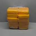 Tioncy Set of 12 Large Sponges Bulk 7.5 x 5.5 x 1.9 Inch Grouting Car Wash Foam Cleaning and Washing Sponge Commercial Foam Large All Purpose for Cleaning Dishes Car Tile Bike (Yellow)